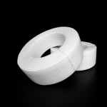 Multiple large rolls of white built-in all plastic nose wire for mask manufacturing