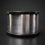Bulk supply of silver aluminum nose wire roll with hot melt adhesive for folding masks