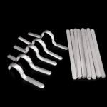 Wholesale 90x5mm external adhesive aluminum strips with hot melt adhesive for cup masks
