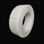 Single large roll of eco-friendly and recyclable all plastic nose wire for protective masks