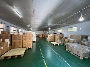 Zhaowen Group large-scale warehouse with bulk mask accessories ready for global shipping