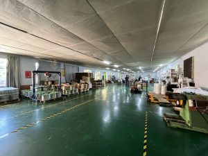 Automated production workshop for mask accessories at Zhaowen manufacturing facility